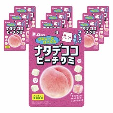 Lion Snacks 椰果桃子軟糖, 10個, 44g