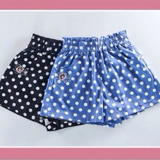 粉紅娜娜童裝 親子款圓點短褲 中大童舒適休閒褲