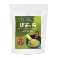 Youyi 靜岡抹茶粉 100克 無添加 日本靜岡抹茶 抹茶拿鐵 抹茶甜點, 100g, 1個, 1個裝