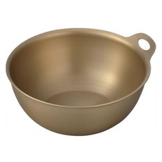 hokua 北陸 復古鋁製調理碗14, 1個, 金子