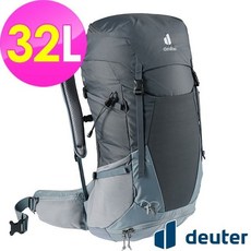 deuter FUTURA 32L 透氣網架背包 薑黃色 3400821, 薑黃色,黑色