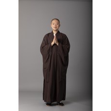 弘喧 現貨供應 僧人出家人服裝僧服 海青 日本絲質布 端莊嚴肅柔軟禮佛法會, 紅咖啡色, 紫色, 橘黃色, 黑色, 灰色, 藍色