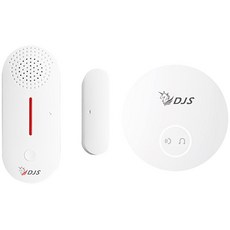 昌運監視器 DJS-AL001 DJS-SD002-R 防盜小管家 防盜組合 遠端警報器響鈴 開門關門推播通知, 1個