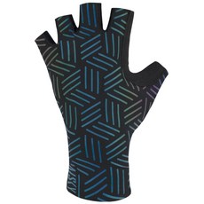 BAISKY百士奇自行車TT空力手套 炫彩 黑, 黑色, 1個