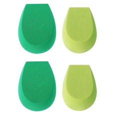 ecoTOOLS 雙斜切美妝蛋 2入組, 混色, 2組