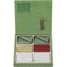 EcoRce E15曲奇4件組, 24入, 三角形+方形+圓形牛奶卷+圓形巧克力卷