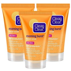 Clean&Clear 可伶可俐 臉部去角質霜, 3入, 28g