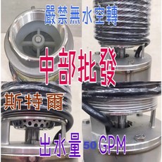 斯特爾 深水馬達 2HP 全白鐵清水揚水泵浦 不銹鋼沉水式 大樓專用送水 古井馬達 (台灣製造), 詳見包裝, 詳見包裝, 單相