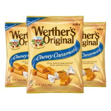 Werther's Original Storck 焦糖糖果, 3包, 142g