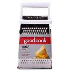 goodcook 不銹鋼刨絲和奶酪刨絲器, 白色的, 1個