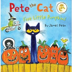 (英文圖書)Pete the Cat: Five Little Pumpkins: A Halloween Book for Kids 精裝版, HarperCollins, 英文