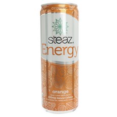 STEAZ 能量飲 橘子風味, 1罐, 355ml
