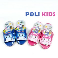 POLI波力 救援小英雄室內拖鞋 台灣製正版授權兒童防滑皮拖鞋
