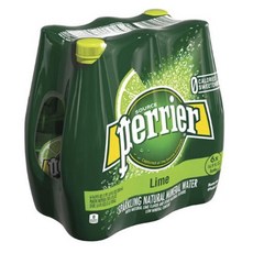 perrier 沛綠雅 氣泡水 萊姆口味, 500ml, 6個