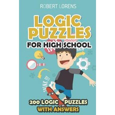 (英文圖書) Logic Puzzles for High School: Hashiwokakero Puzzles - 200 Logic Puzzles with Answers 平裝版, Independently Published, 英文