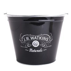 Jr Watkins 徽標水桶籃, 1個, 黑色的