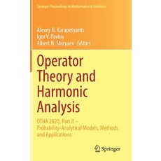 (英文圖書) Operator Theory and Harmonic Analysis: Otha 2020 Part II - Probability-Analytical Models Me... 精裝版, Springer, 英文
