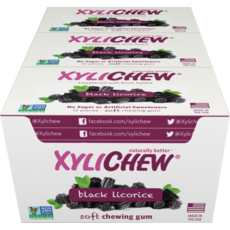Xylichew 柔軟咀嚼錠 3入, 黑甘草, 12個