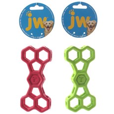 Petmate jw Holee Bone寵物乳膠橡膠玩具 M, 1個, 隨機出貨