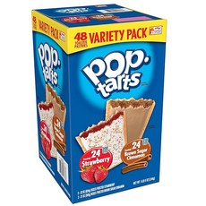 pop tarts Frosted草莓 24個入+黑糖 24個入組, 1個, 2.4kg