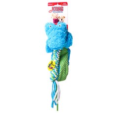 KONG 造型絨毛狗繩 L號, 1個, 藍色