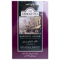 AHMAD TEA Barooti黃金毫尖阿薩姆紅茶茶葉, 454g, 1盒, 1盒