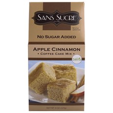 SANS SUCRE 蘋果肉桂咖啡蛋糕粉無糖, 1個, 227克