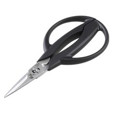 KAI 貝印 関孫六 短刃廚房剪刀, 1個, 銀色+黑色