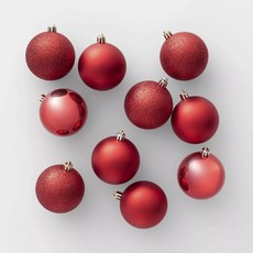 WONDERSHOP 聖誕裝飾樹裝飾球 50個入, 紅色的