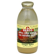 BRAGG 無麩質生薑蘋果醋, 1個, 473毫升