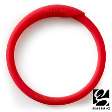 MASSA-G 炫彩動感負離子能量手環 紅, 紅色