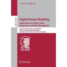 (英文圖書) Digital Human Modeling. Applications in Health Safety Ergonomics and Risk Management: 9th ... 平裝版, Springer, 英文