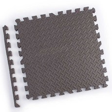 YOYO購物 加厚葉紋巧拼墊 無毒SGS檢驗合格 寶寶爬行防滑墊 贈邊條, 咖啡, 1個