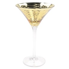 ARTLAND 動物皮馬提尼雞尾酒杯金色, 1個