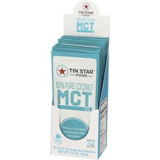 Tin Star Foods 純椰子 MCT 油袋裝, 10入, 15ml