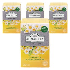 AHMAD TEA Infusion檸檬香茅洋甘菊茶包, 4個, 20件