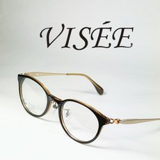 VISEE 純鈦日本手工框 棕色圓框眼鏡 VS-013 小臉適用 福井縣鯖江市手工製造