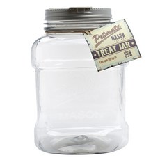 Petmate Treat 梅森罐玻璃儲存瓶, 1個, 4436毫升