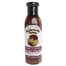 KOZLOWSKI FARMS 蘋果和蜂蜜烤墨西哥辣椒燒烤和蘸醬, 1個, 377克