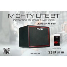 NUX MIGHTY LITE BT 藍芽電吉他音箱 桌上型小鋼砲 公司貨, 音箱+高級導線