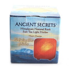 ANCIENT SECRETS 喜馬拉雅山心形岩鹽燭台, 1個