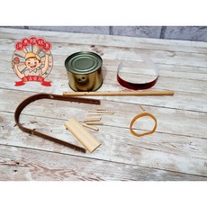 河馬班 懷舊童玩 DIY鐵罐搖響 鈴瓏仔鼓 麥芽鼓-商檢合格, 隨機出貨