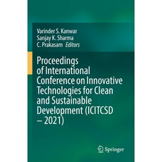 (英文圖書) Proceedings of International Conference on Innovative Technologies for Clean and Sustainable ... 平裝版, Springer, 英文