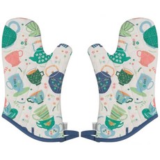 now DESIGNS 圖案印花隔熱手套, 2件, 完美的茶杯