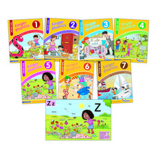 (英文圖書)Finger Phonics Big Books 1-7: In Print Letters (American English Edition) 平裝版, Jolly Phonics, 英文