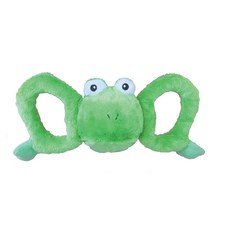 Jolly Pets 動物造型寵物狗拉扯玩具 XL號, 1個, 青蛙