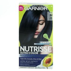 GARNIER 卡尼爾 NUTRISSE滋養染髮霜, 1個, IN1 深靛藍