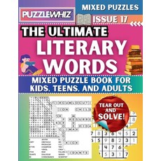 (英文圖書) The Ultimate Literary Words Mixed Puzzle Book for Kids Teens and Adults: 16 T... 平裝版, Puzzlewhiz, 英文