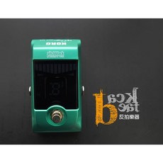KORG PITCHBLACK PB-01 地板式調音器 (綠) 吉他調音器 效果器, 1個