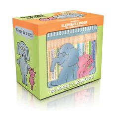 (英文圖書)Elephant & Piggie: The Complete Collection (Includes 2 Bookends) [With Bookends] Boxed Set, Hyperion Books for Children, 英文, 盒裝套組